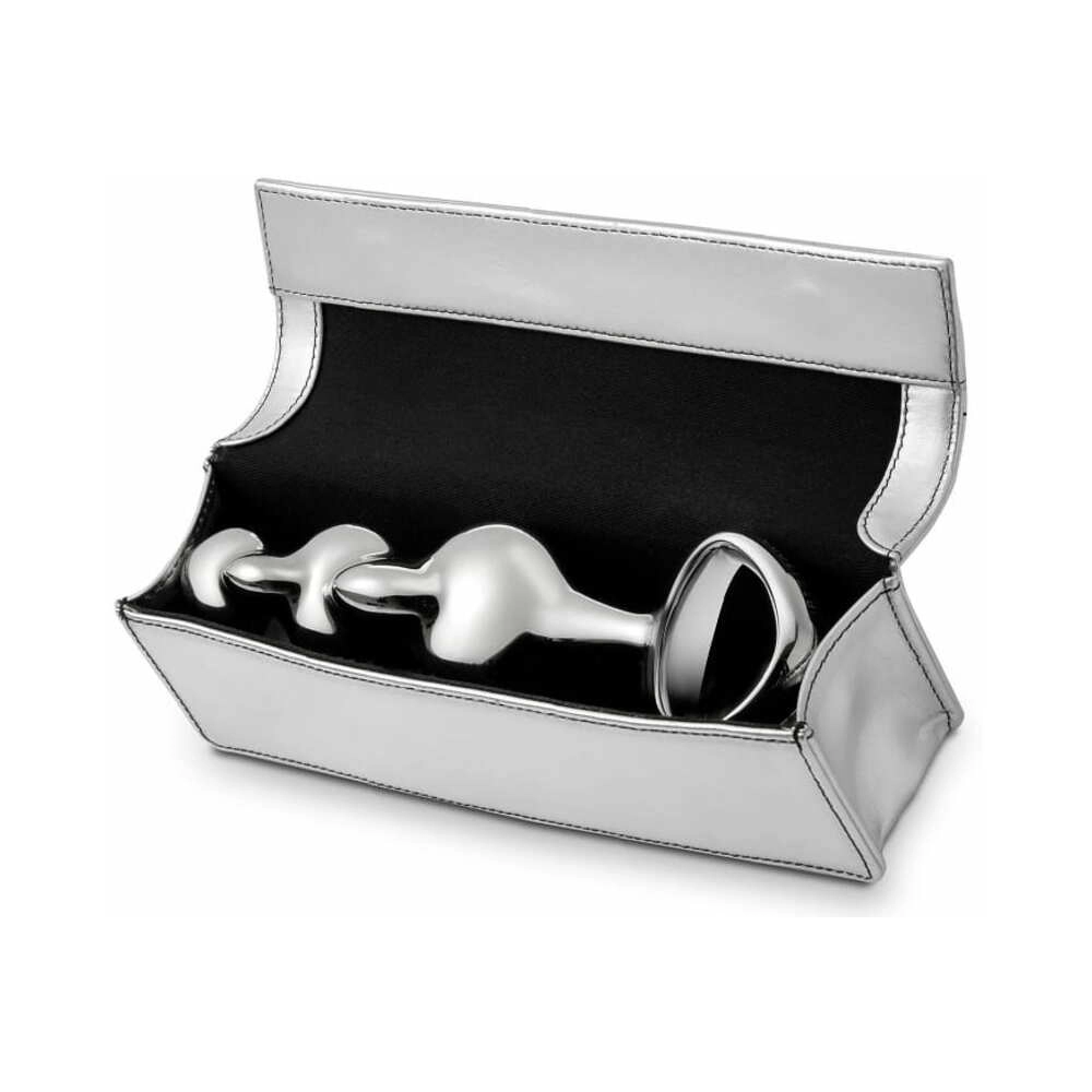 njoy Disco Ribbed Stainless Steel Toy