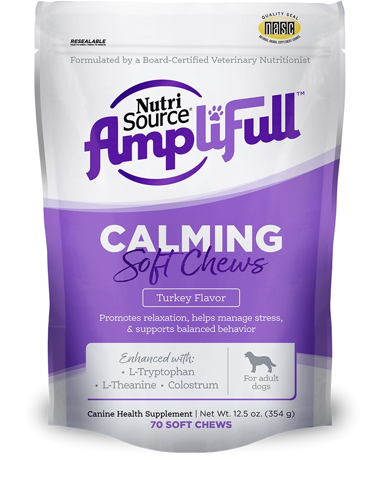 Nutrisource AmpliFull Calming Dog Soft Chew Supplement