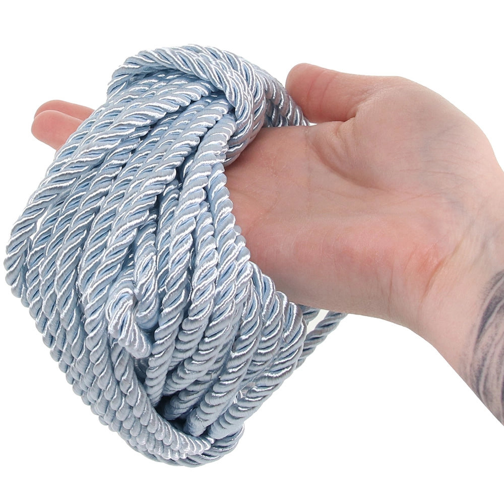 Ouch! 32.8'/10m Bondage Rope in Powder Blue