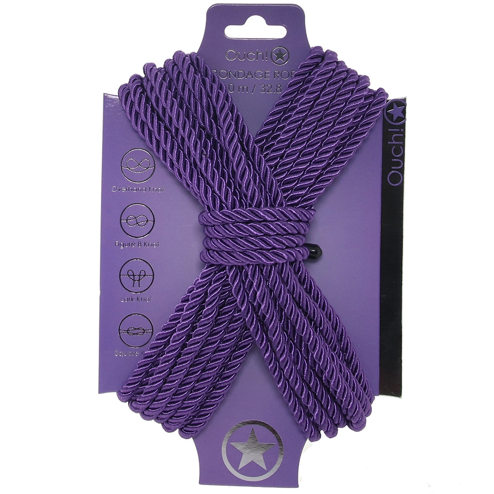 Ouch! 32.8'/10m Bondage Rope in Purple