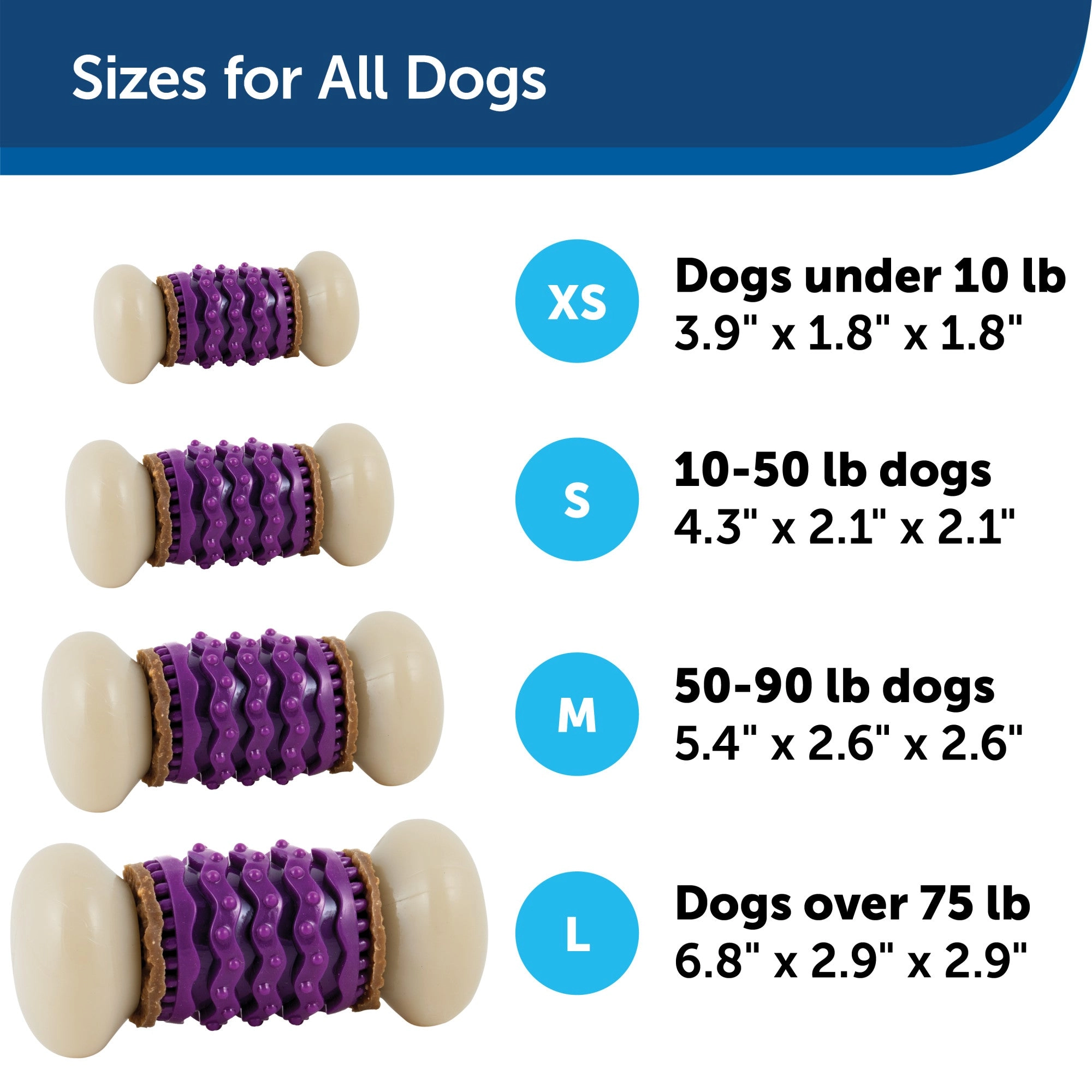 PetSafe Busy Buddy Nobbly Nubbly Treat Holding Dog Toy – Strong Chewers