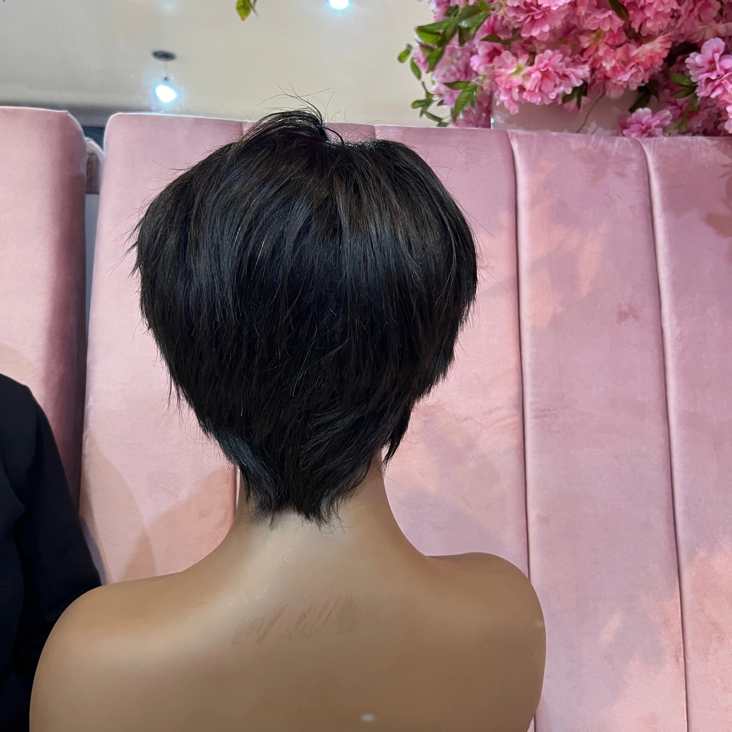 Pixie Cut Straight Bob