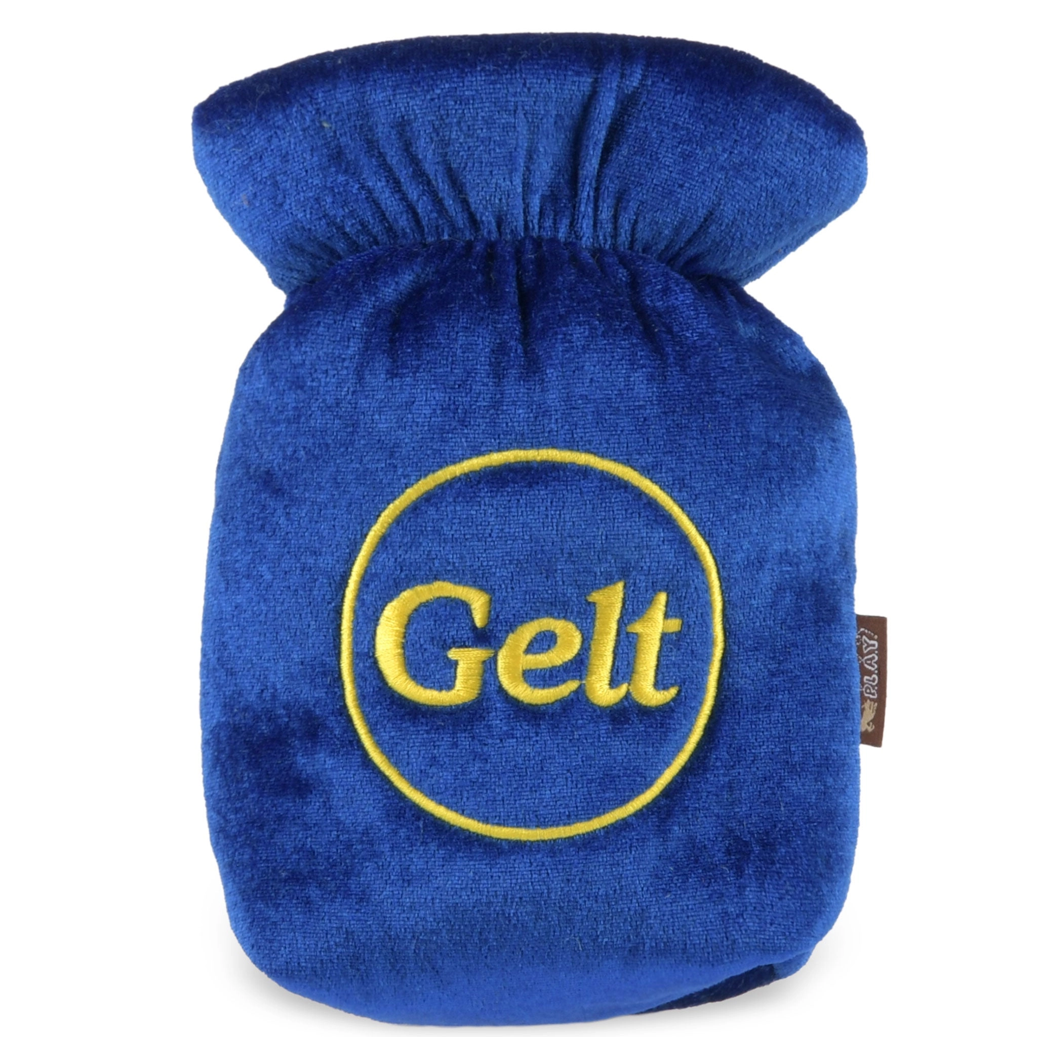 P.L.A.Y. Gelt Chocolate Coins Blue & Gold Dog Toys