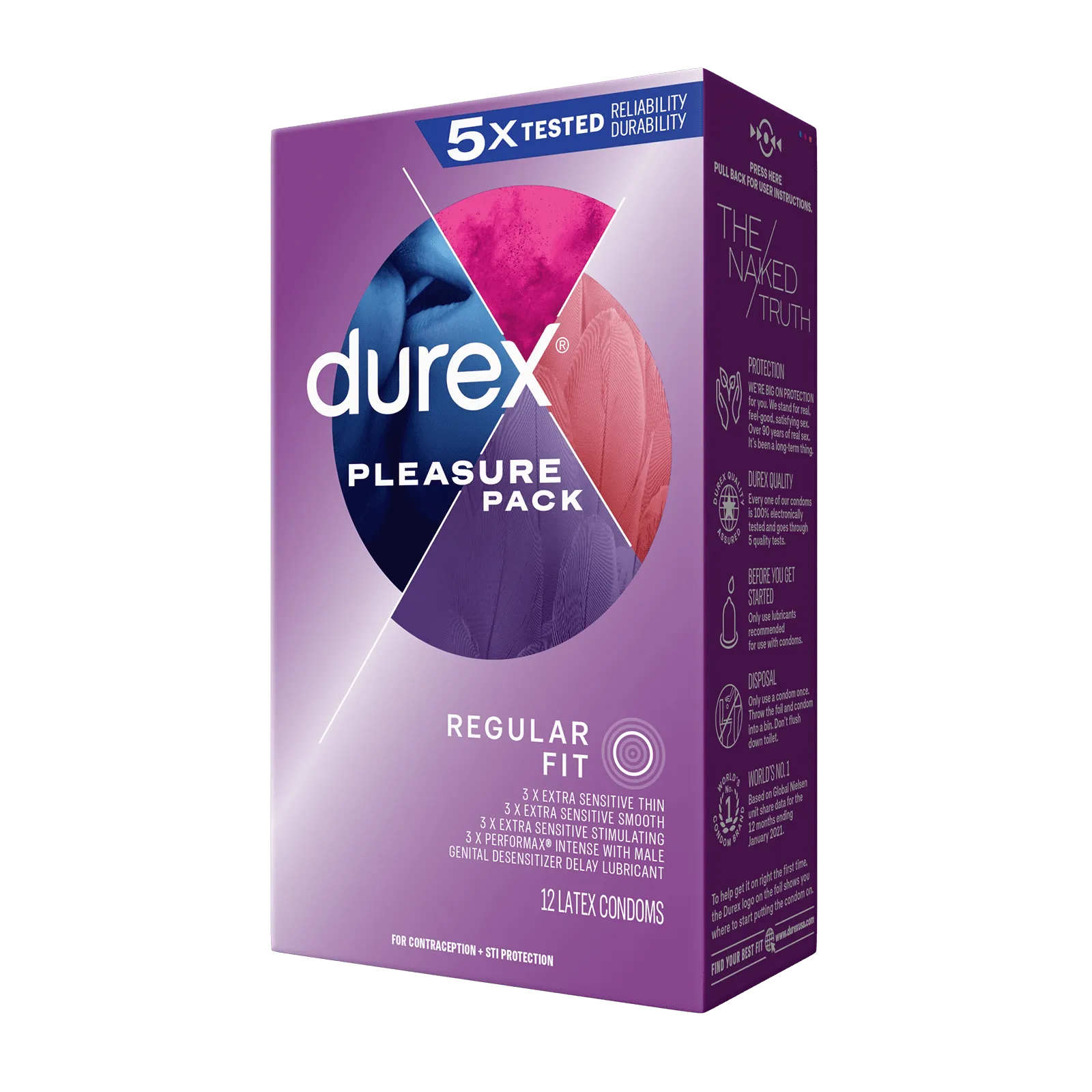 Pleasure Pack Regular Fit Condoms
