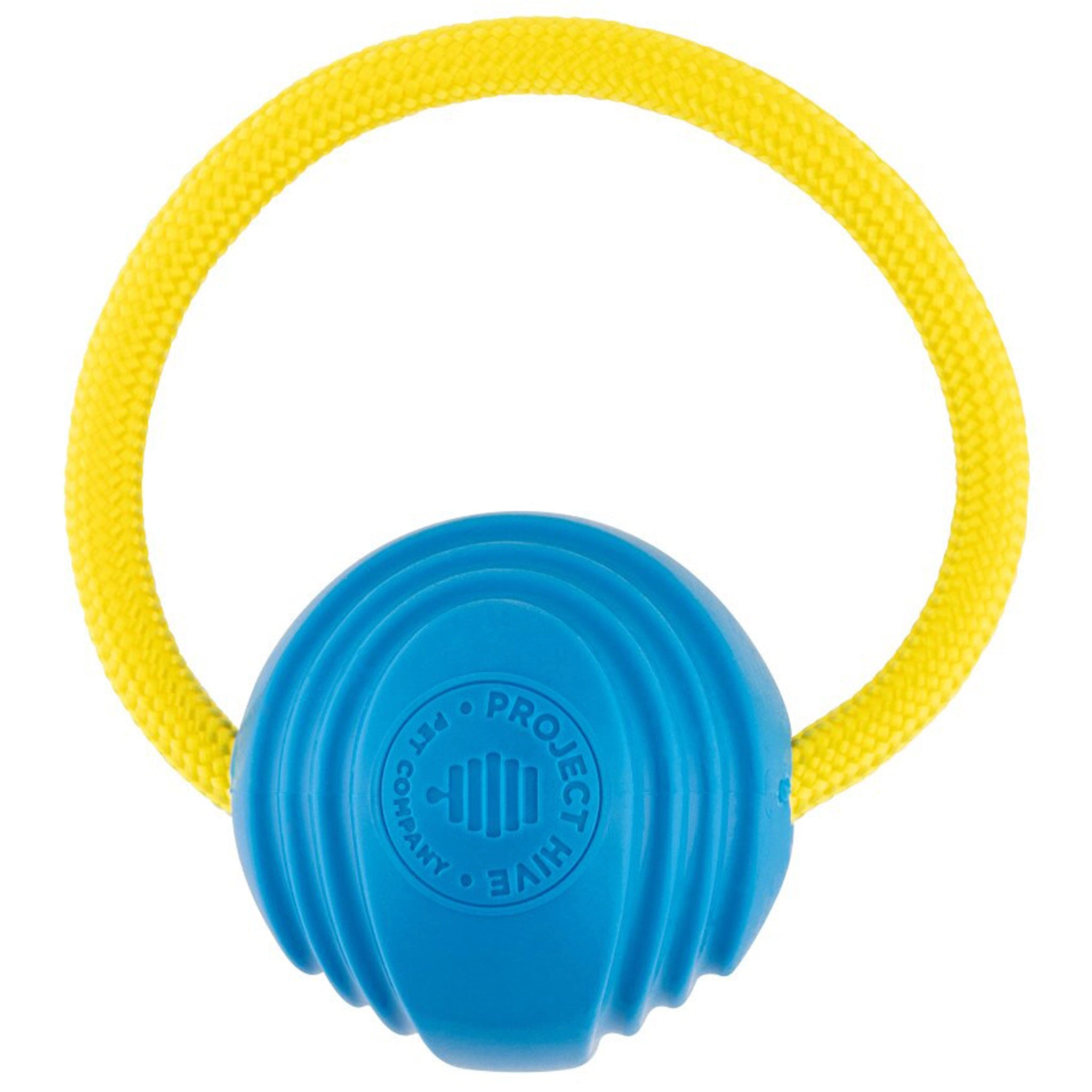 Project Hive Looped Ball Green & Blue Dog Toys