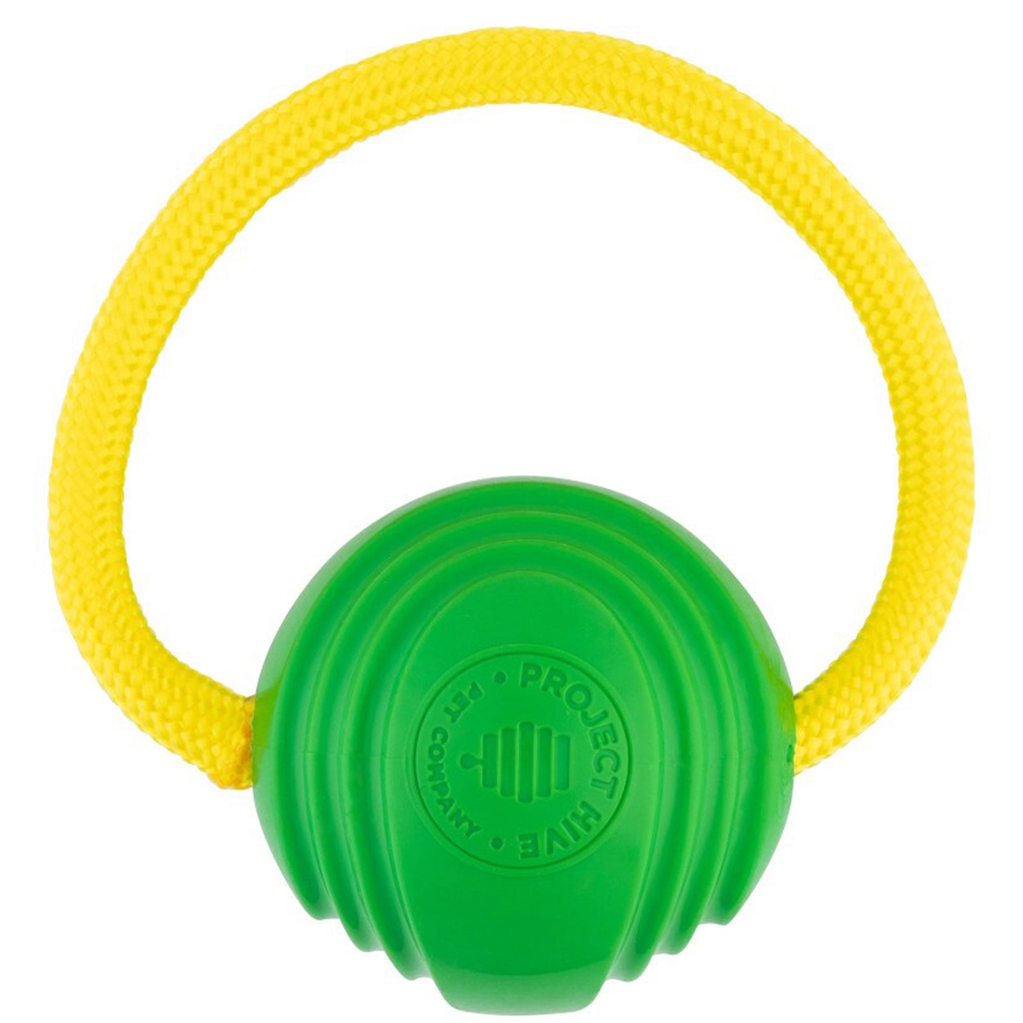 Project Hive Looped Ball Green & Blue Dog Toys