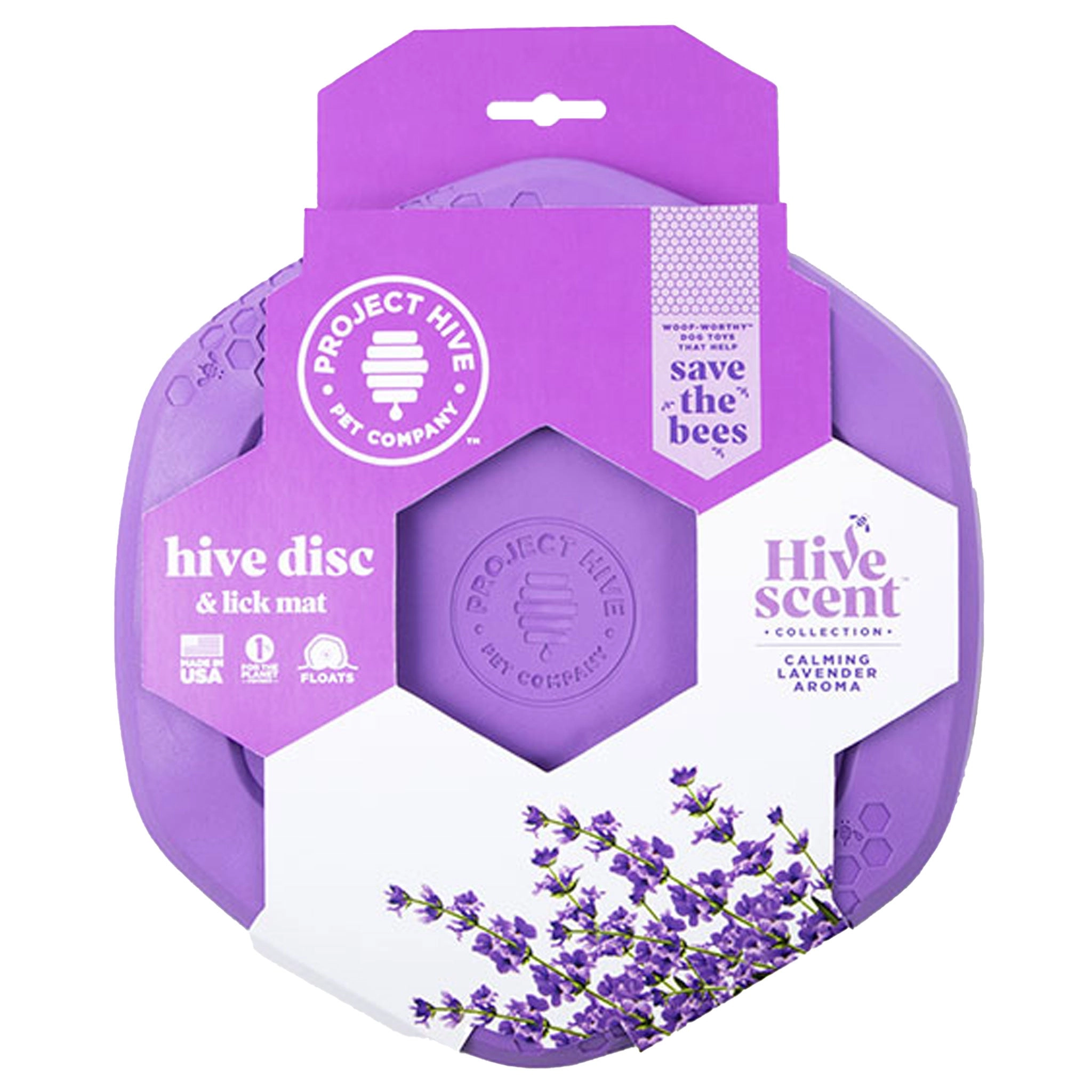 Project Hive Scented Disc Lavender Dog Toys