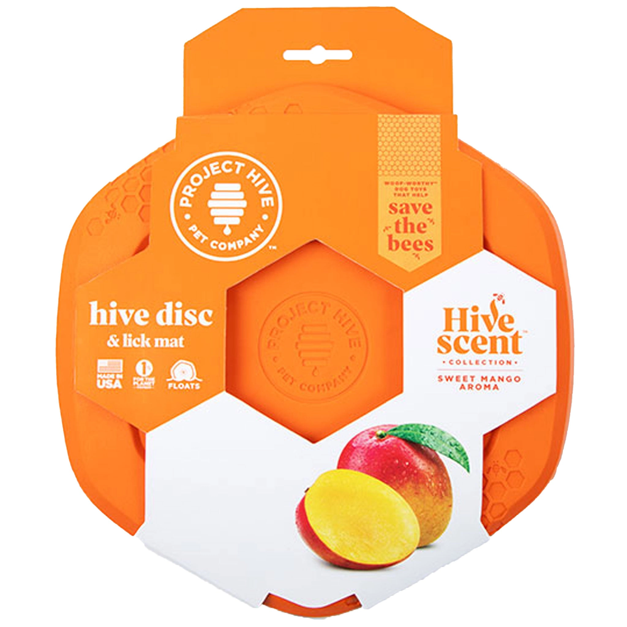 Project Hive Scented Disc Mango Dog Toys