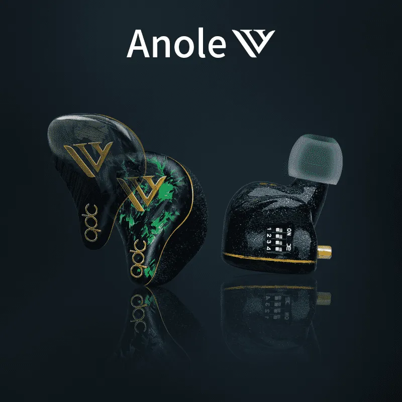 QDC Anole V14 10 Balanced Armature   4 EST Flagship In-Ear Monitors IEM