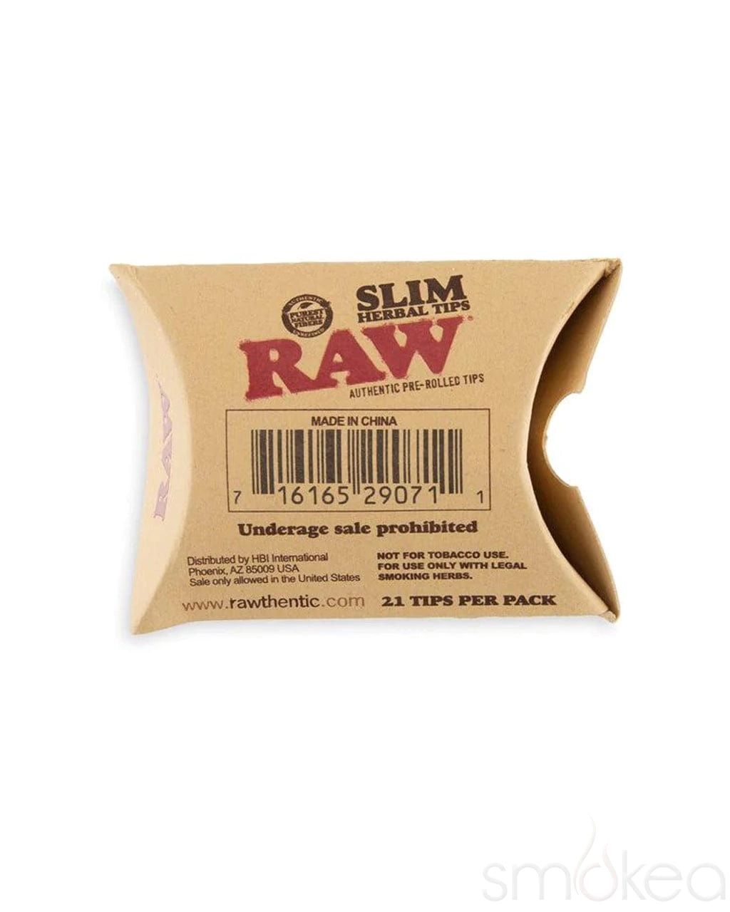 Raw Pre-Rolled Slim Herbal Tips