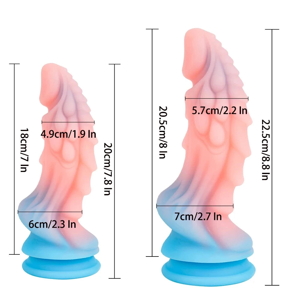 Realistic Monster Dildo 7/8 Inch with Strong Suction Cup