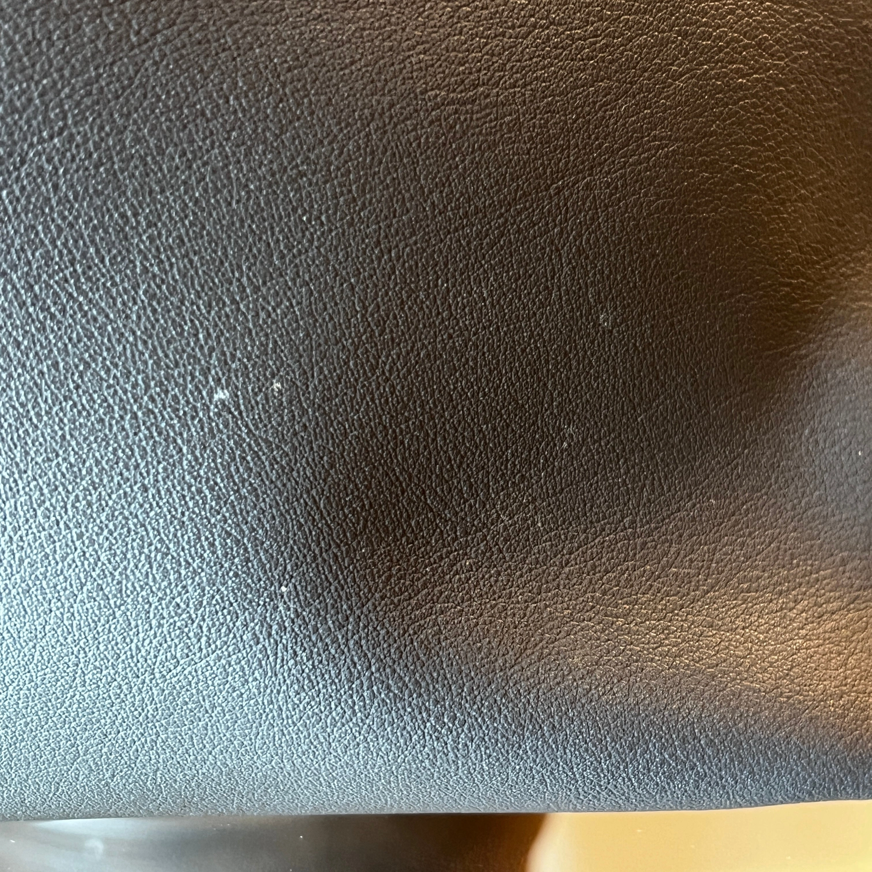 SAINT LAURENT Gray Calfskin Large Shopping Tote