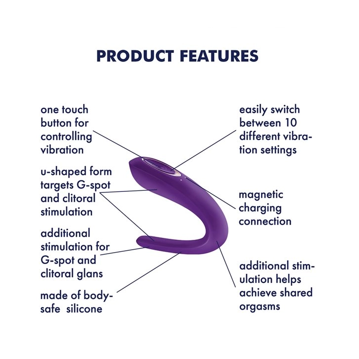 Satisfyer Partner Double Classic Couples Vibrator