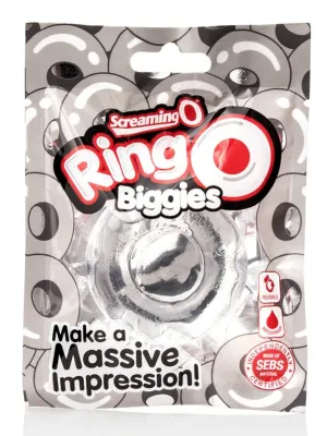 ScreamingO RingO Biggies Cock Ring Clear