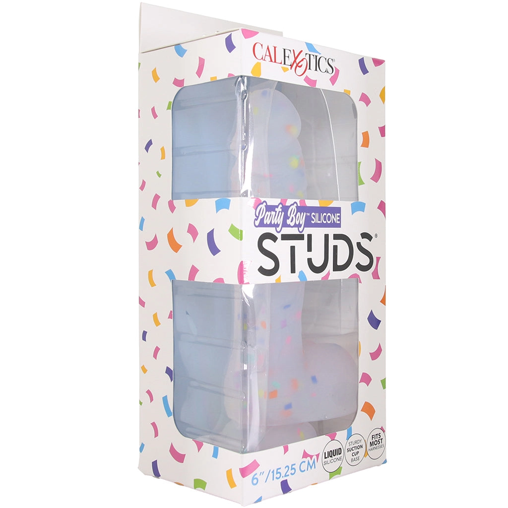 Silicone Studs Party Boy 6 Inch Dildo