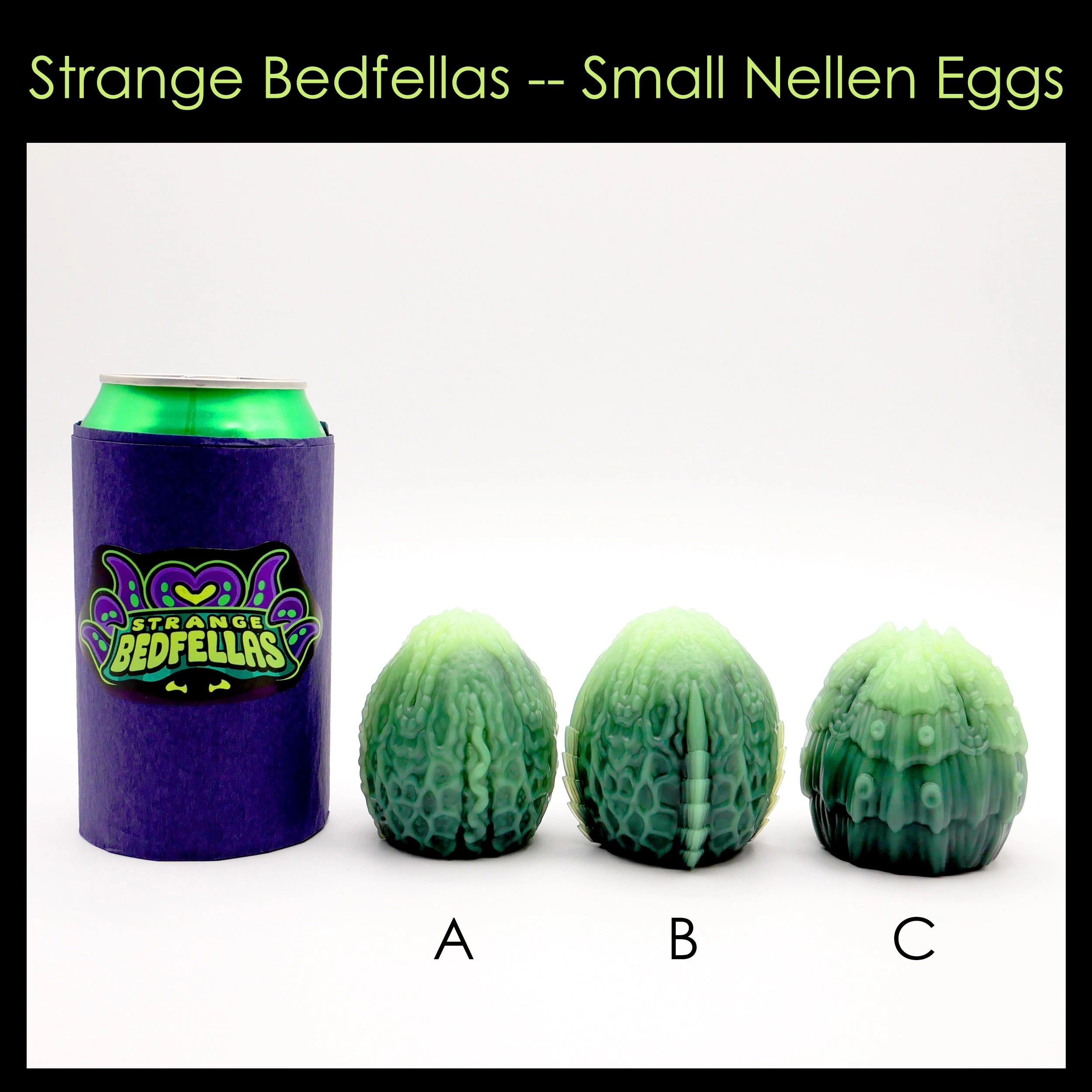 Small Nellen Egg Pair -- Super Soft silicone -- NE-79