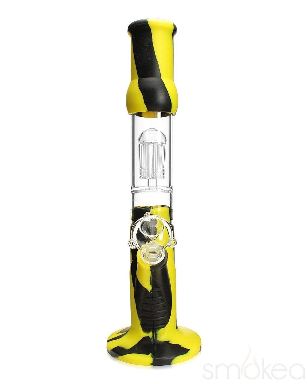 SMOKEA Silicone Bong w/ Glass Tree Perc