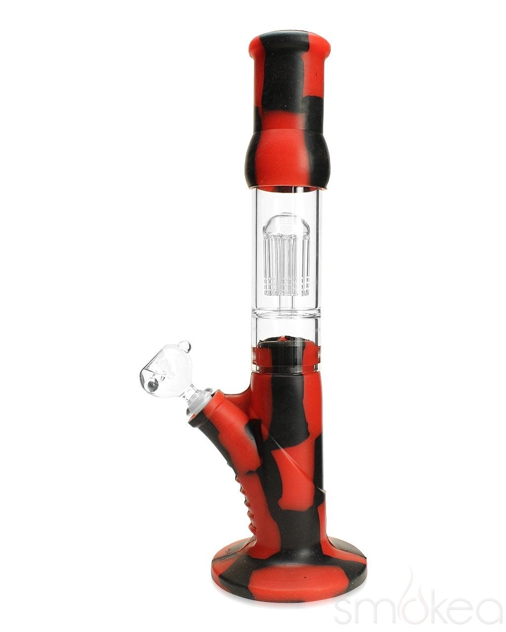 SMOKEA Silicone Bong w/ Glass Tree Perc