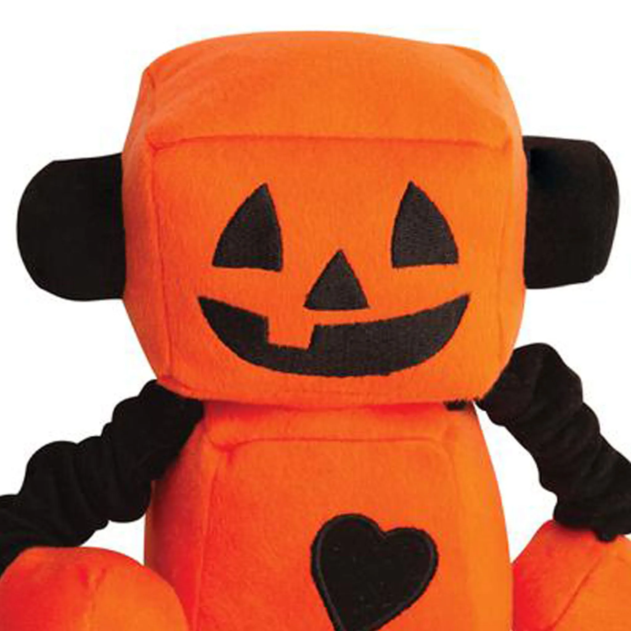 Snug Arooz Jack-o-bot Orange Dog Toys