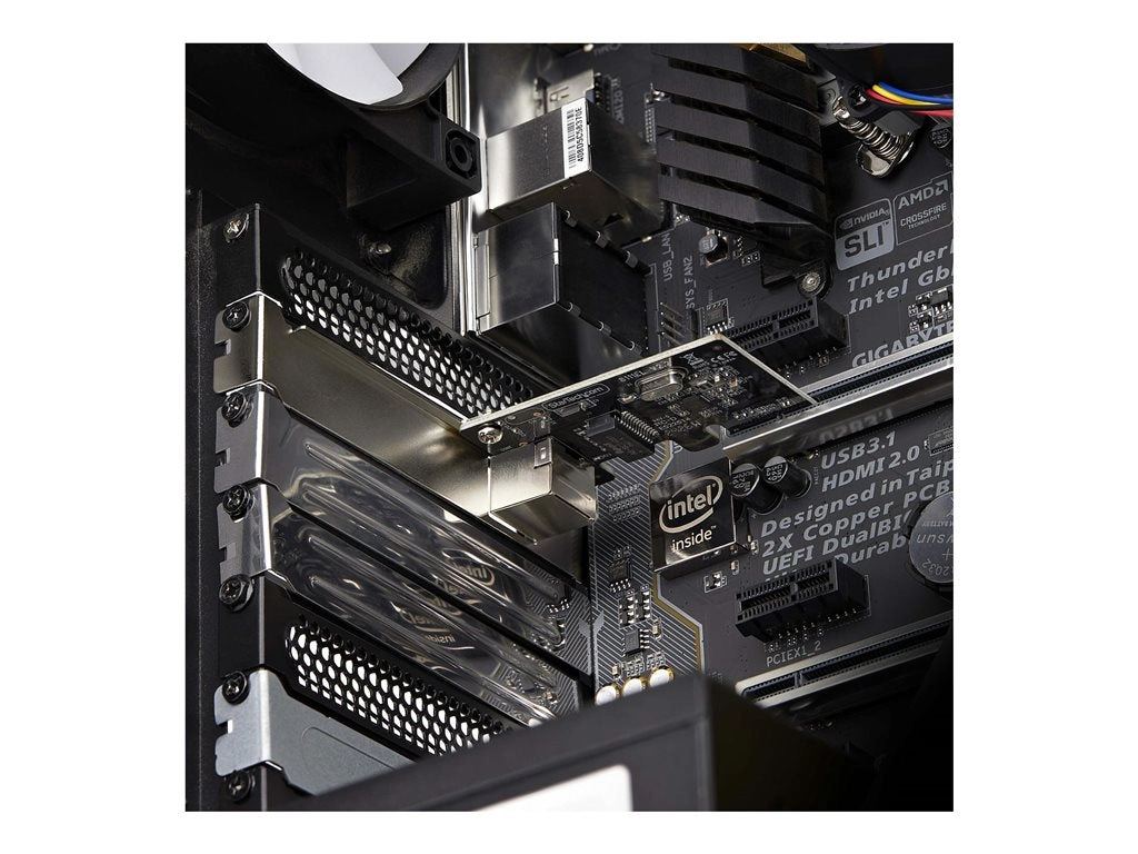 StarTech.com 1-Port Gigabit PCIe Network Adapter Card, TAA Compliant - Network adapter - PCIe low profile - Gigabit Ethernet ST1000SPEX2T