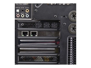 StarTech.com 2-Port Gigabit PCIe Network Adapter Card, TAA Compliant - Network adapter - PCIe - Gigabit Ethernet x 2 - black ST1000SPEXD4T