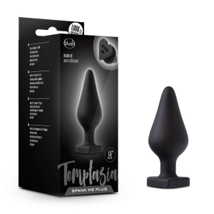 Temptasia By Blush® | Spank Me Black 3.5-Inch Anal Plug