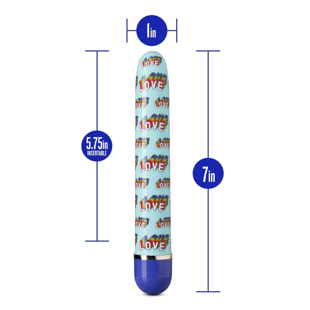 The Collection By Blush® | Love Vibe Blue 7-Inch Vibrator