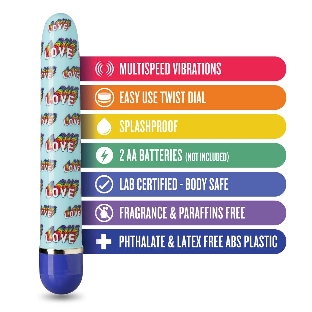 The Collection By Blush® | Love Vibe Blue 7-Inch Vibrator