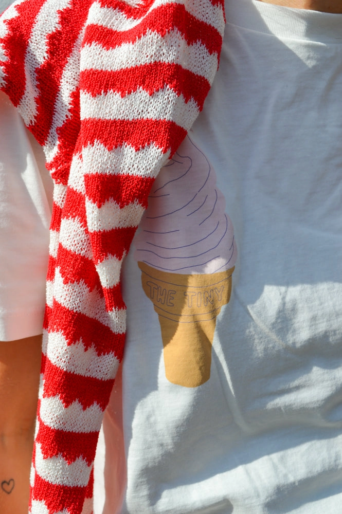 The Tiny Big Sister Ice Creams Off-White T-Shirt