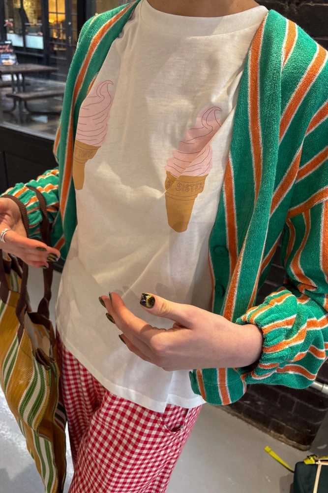 The Tiny Big Sister Ice Creams Off-White T-Shirt