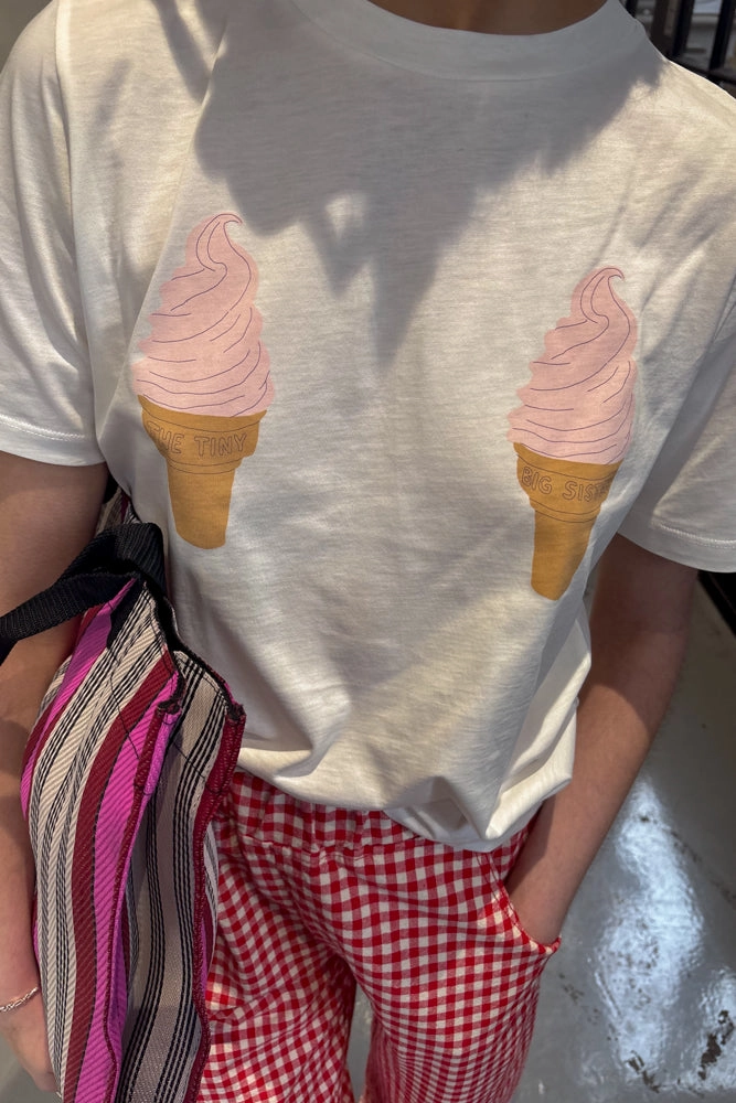 The Tiny Big Sister Ice Creams Off-White T-Shirt