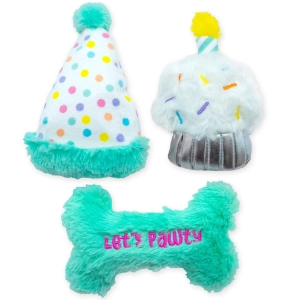 Thoozy Pet Birthday Pack Multi Dog Toys