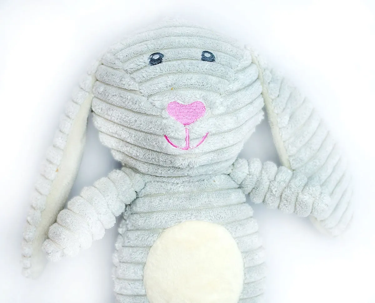 ThoozyPet Tuff & Cuddly Bunny Plush Dog Toy
