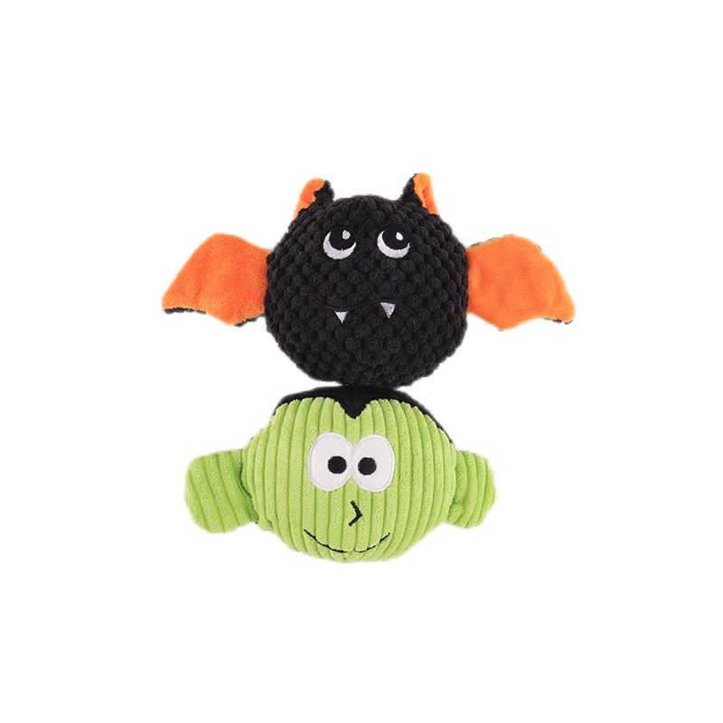 Trick or Treat Double Ball Set Halloween Dog Toy