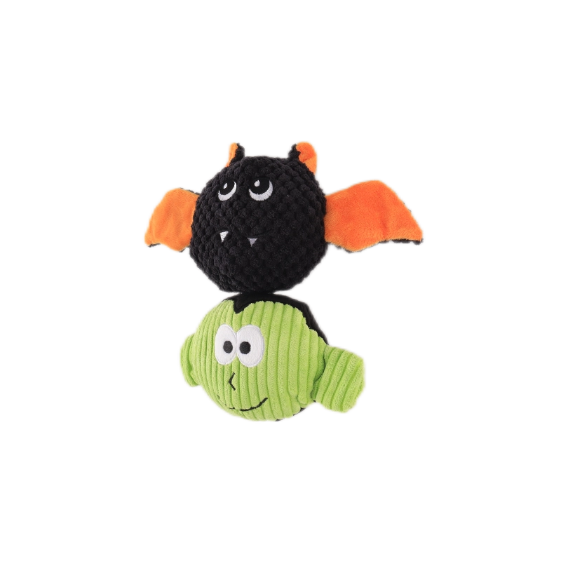 Trick or Treat Double Ball Set Halloween Dog Toy