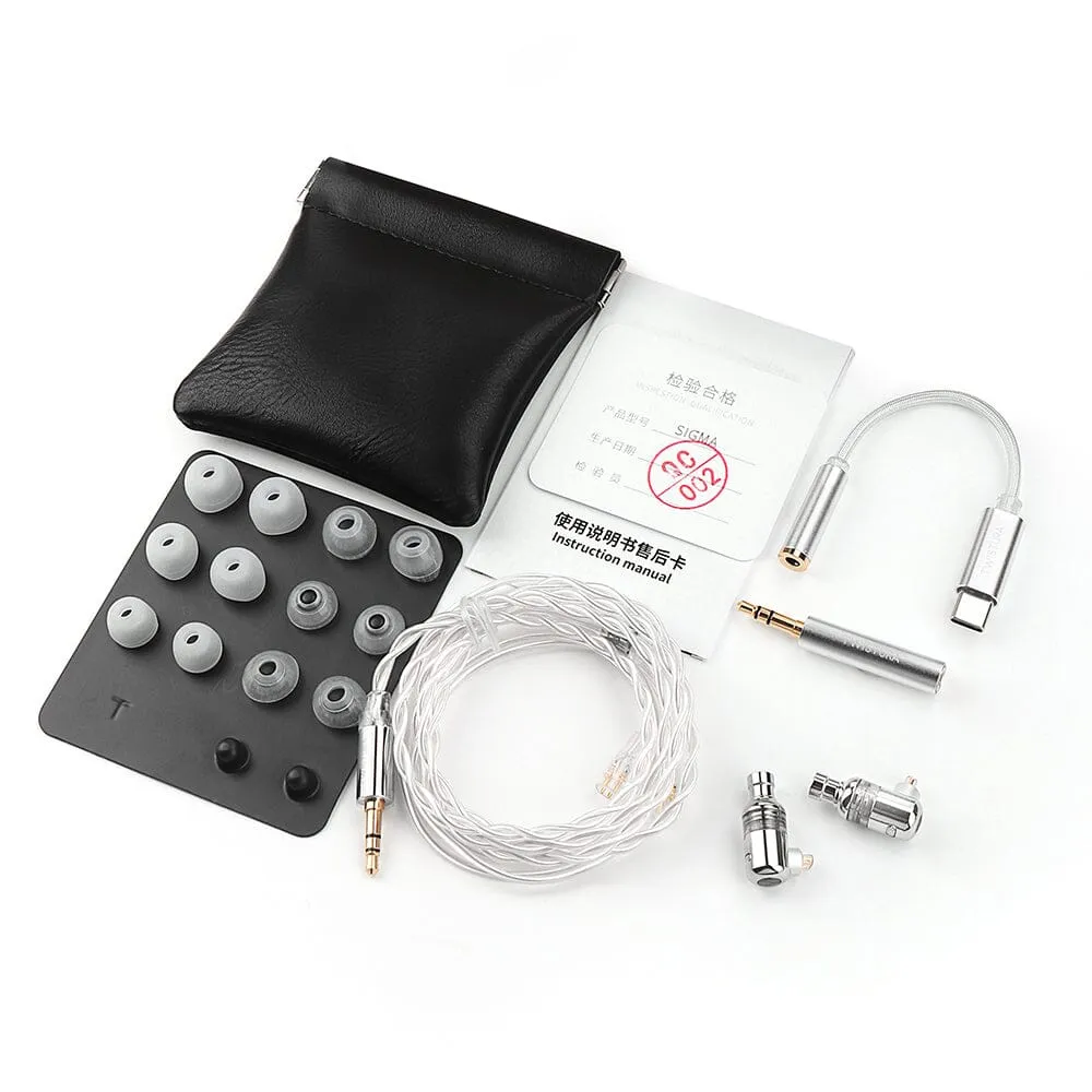 TWISTURA Sigma 1DD 1BA  Hybrid Driver In-Ear Earphone
