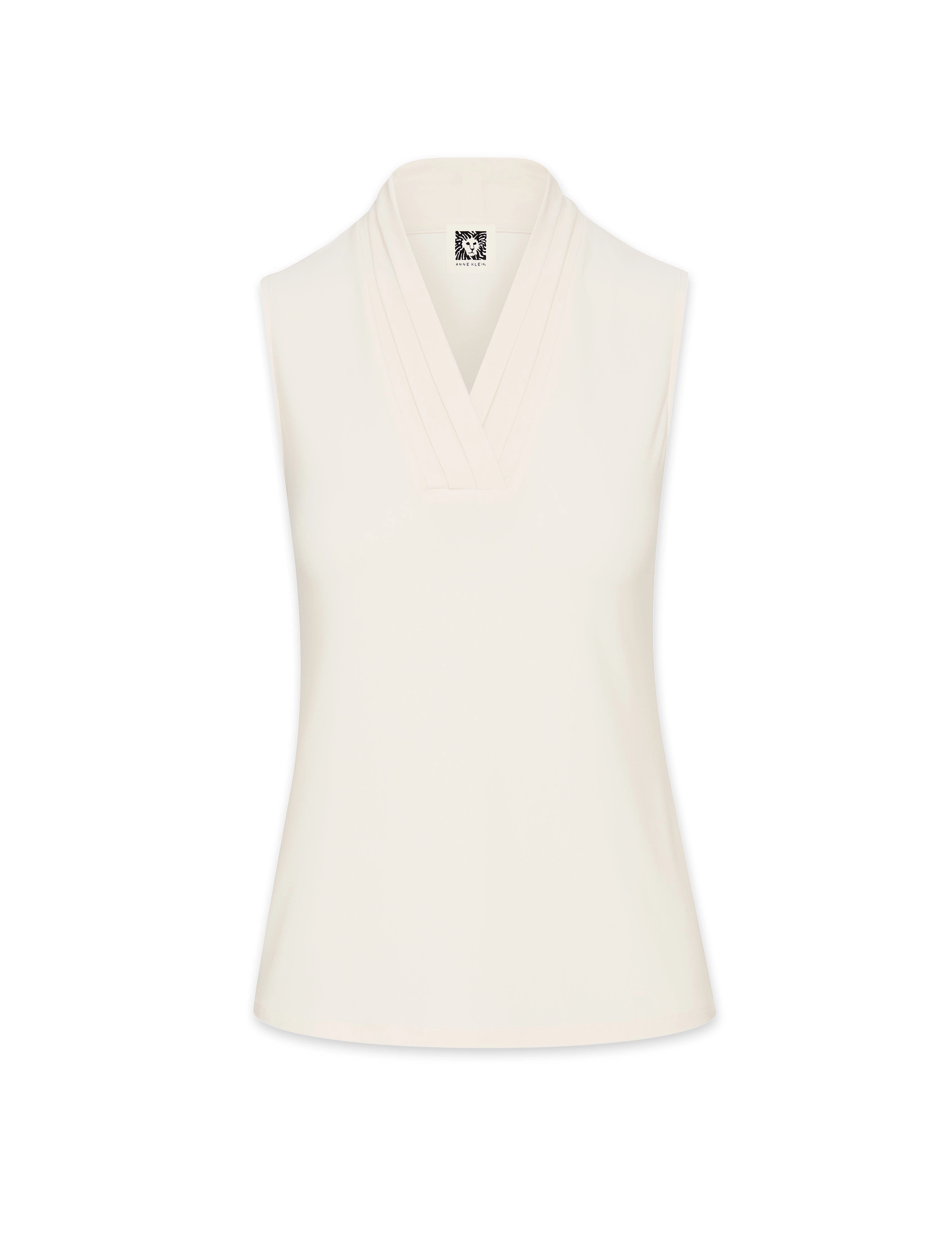 V-Neck Triple Pleat Top- Sale