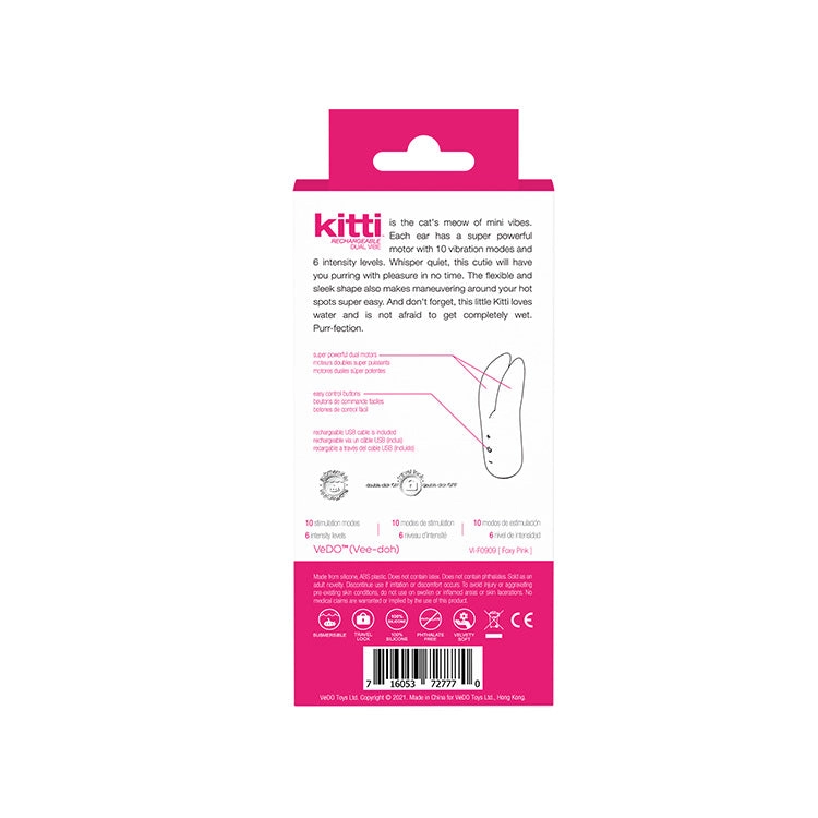 VeDO Kitti Rechargeable Dual Vibe