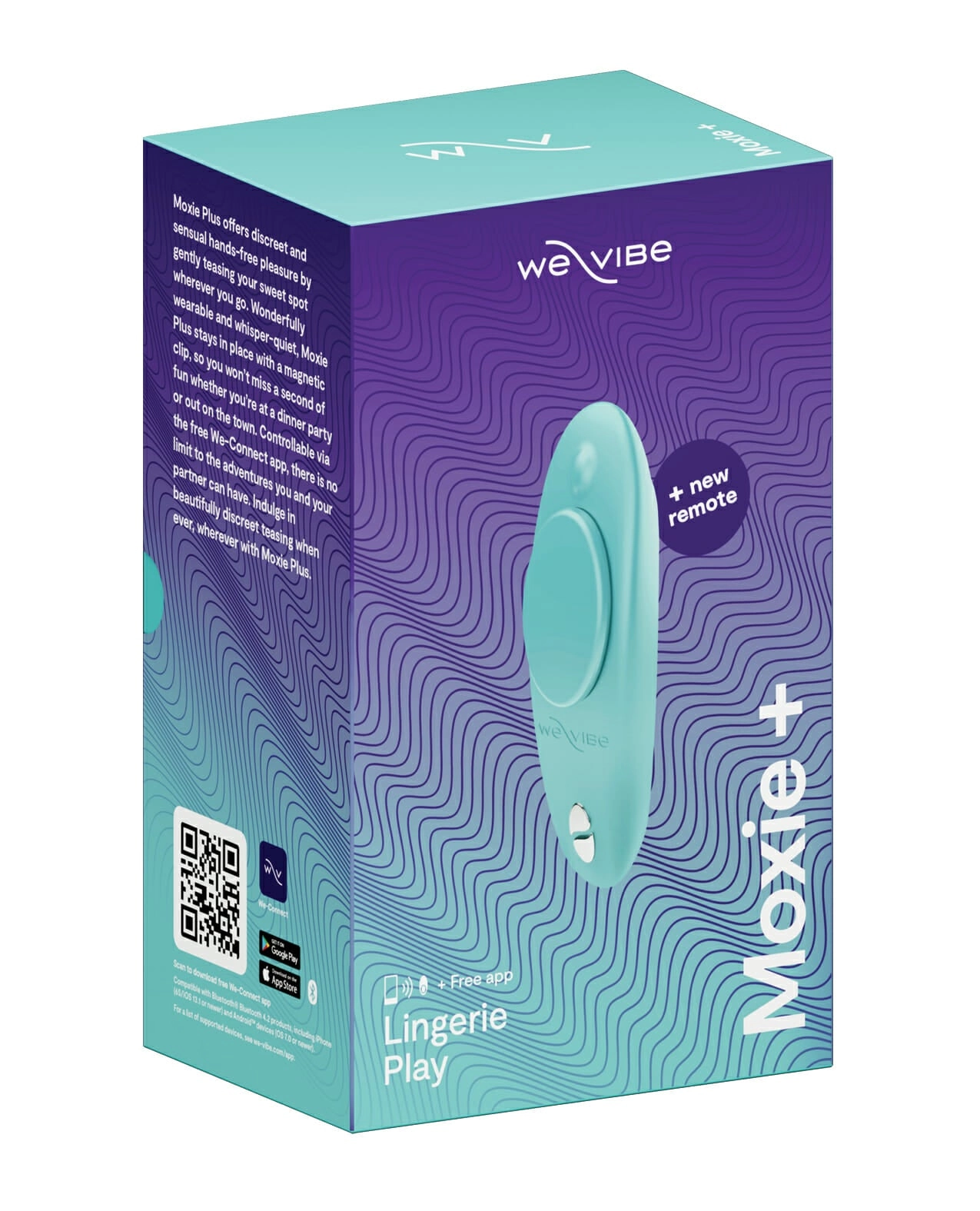 We-Vibe Moxie  Panty Vibrator - Aqua