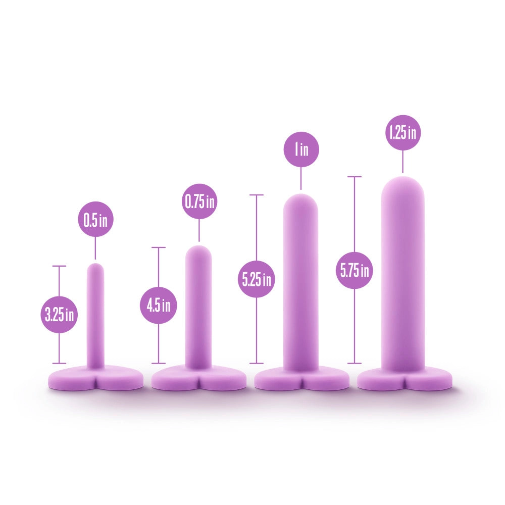 Wellness By Blush™ | UltraSilk® Progressive 4-Piece Dilator Kit - Made with Puria™ Silicone
