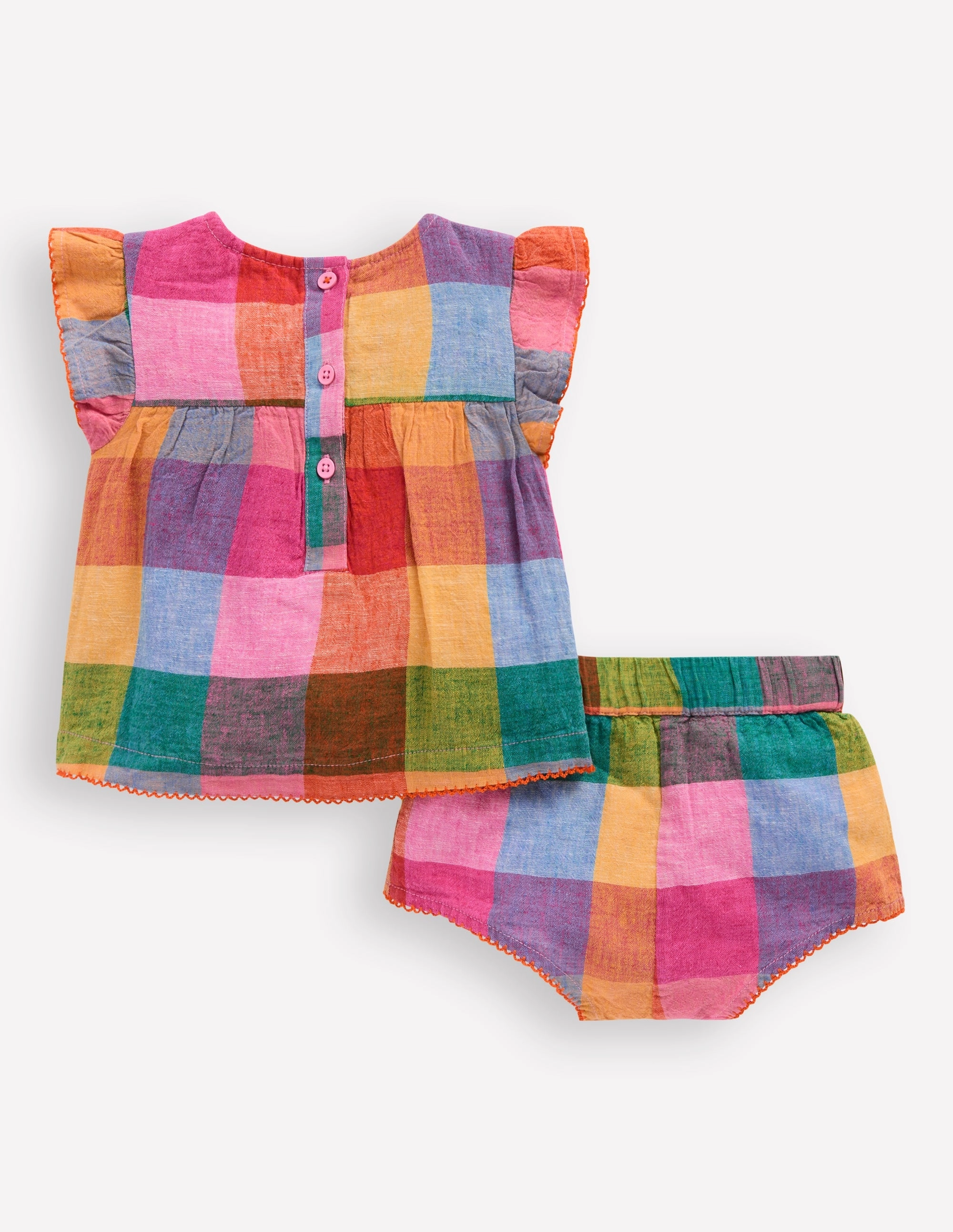 Woven Play Set-Multi Check