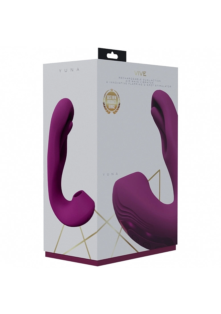 Yuna - Rechargeable Dual Action Airwave Vibrator