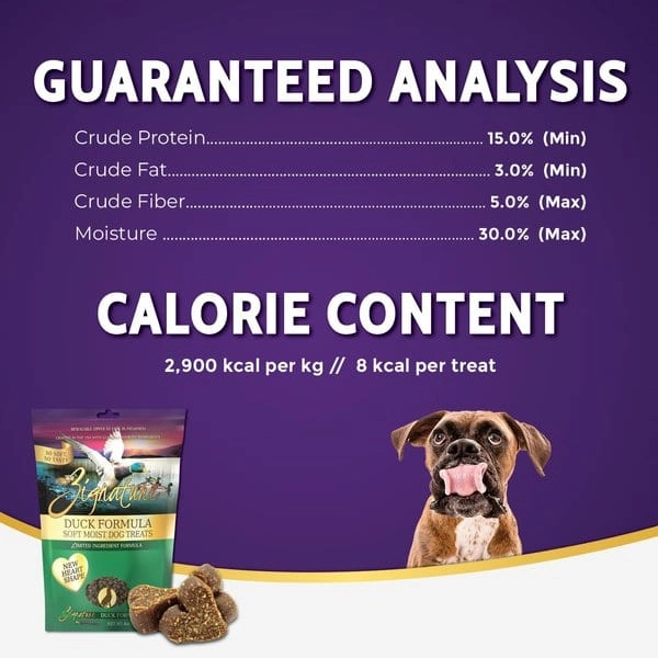 Zignature Duck Flavored Soft Dog Treats