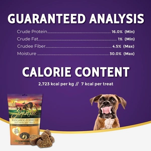 Zignature Kangaroo Flavored Soft Dog Treats