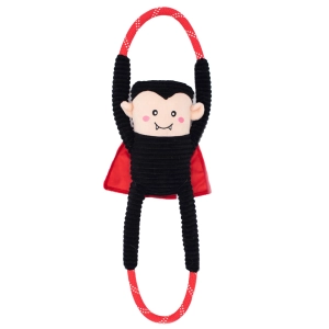 Zippy Paws Halloween RopeTugz Dracula Dog Toys