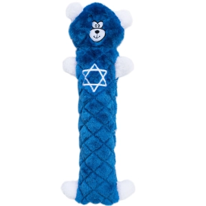 Zippy Paws Hanukkah Jigglerz Bear Dog Toys
