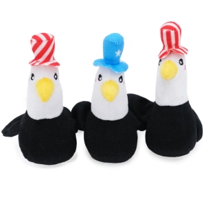 Zippy Paws Miniz Eagles Dog Toy - 3 Pack